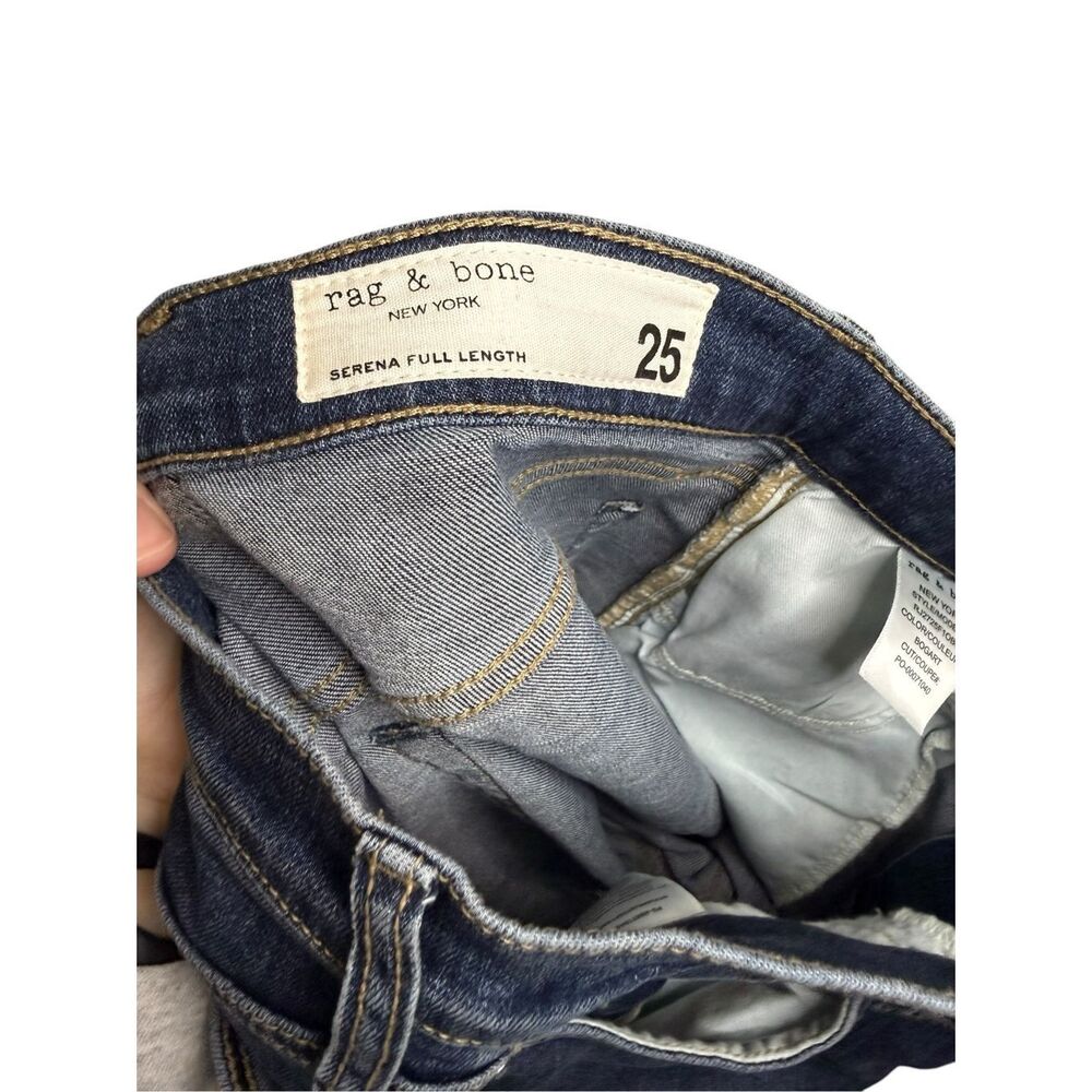 Rag & Bone Serena Full‎ Length High Rise Wide Leg Jeans Size 25 NWT - Picture 6 of 8